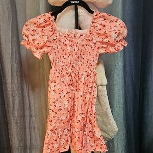 Waverly Pink Floral Kids Dress